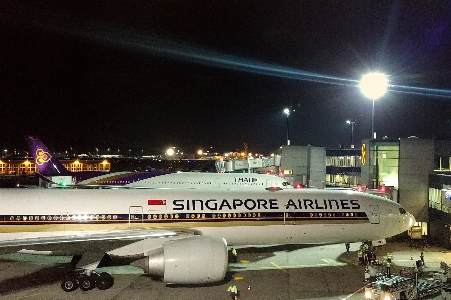 Flugzeugt Singapore Airlines