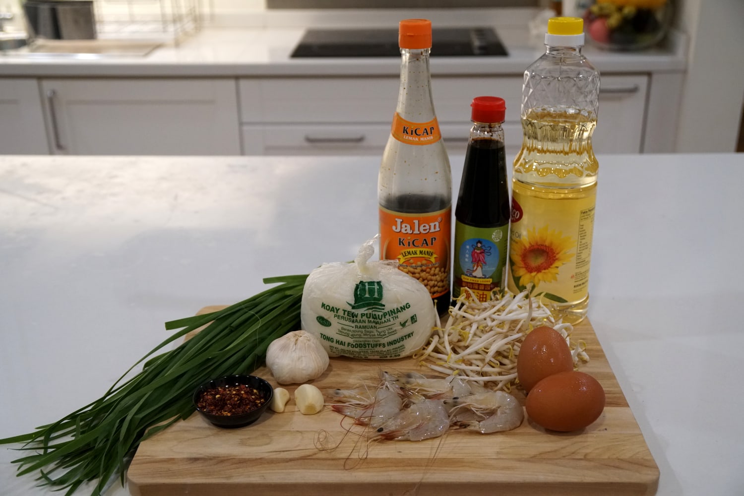 Zutaten für Char Kway Teow