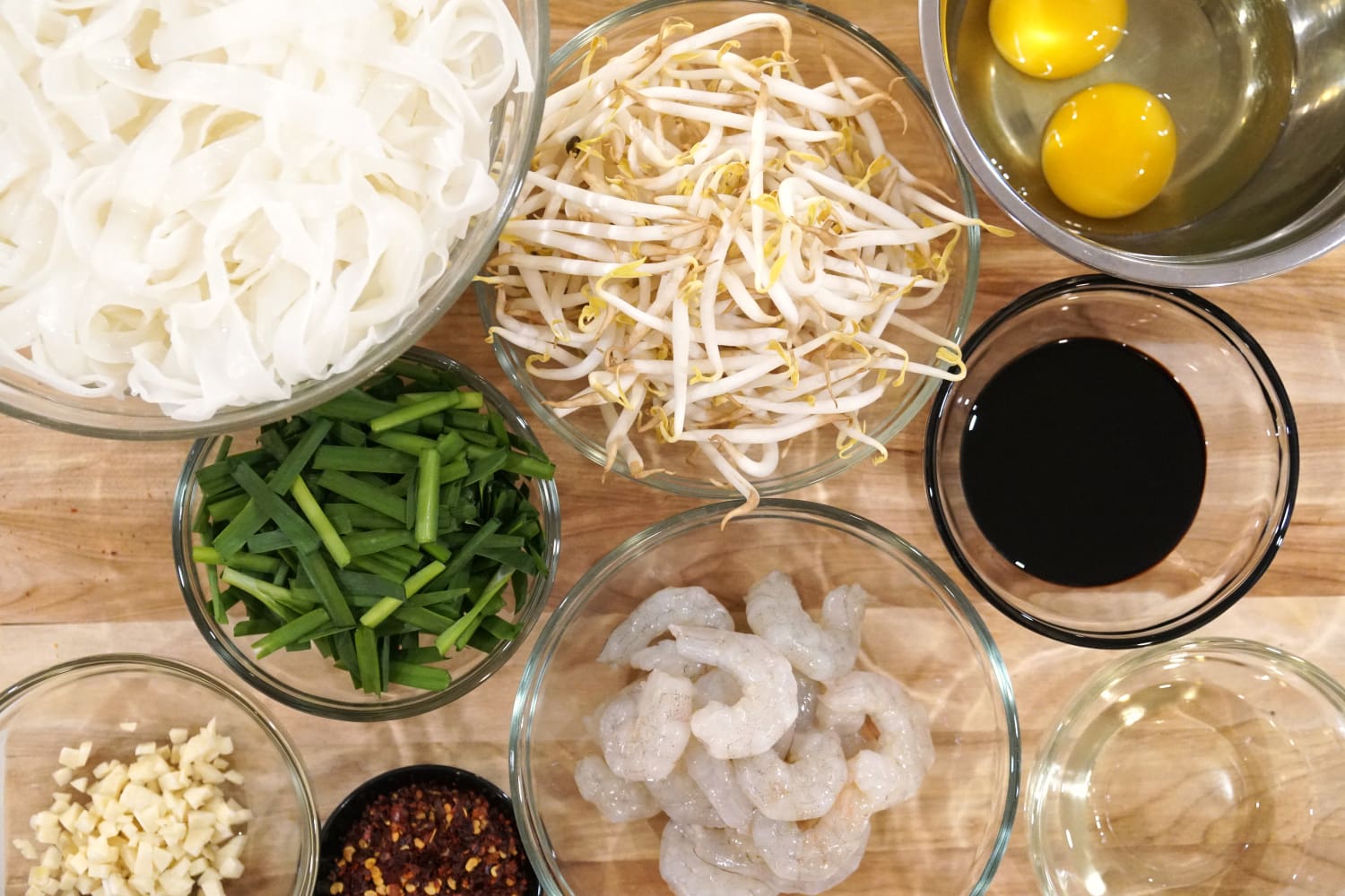 Zutaten für Char Kway Teow