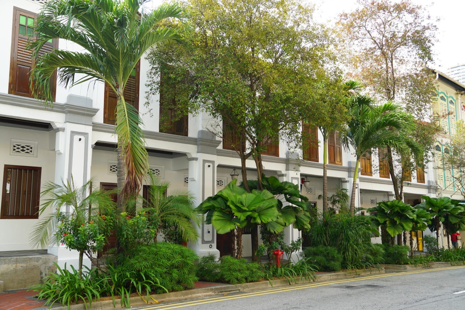 Gruenes Chinatown Singapur