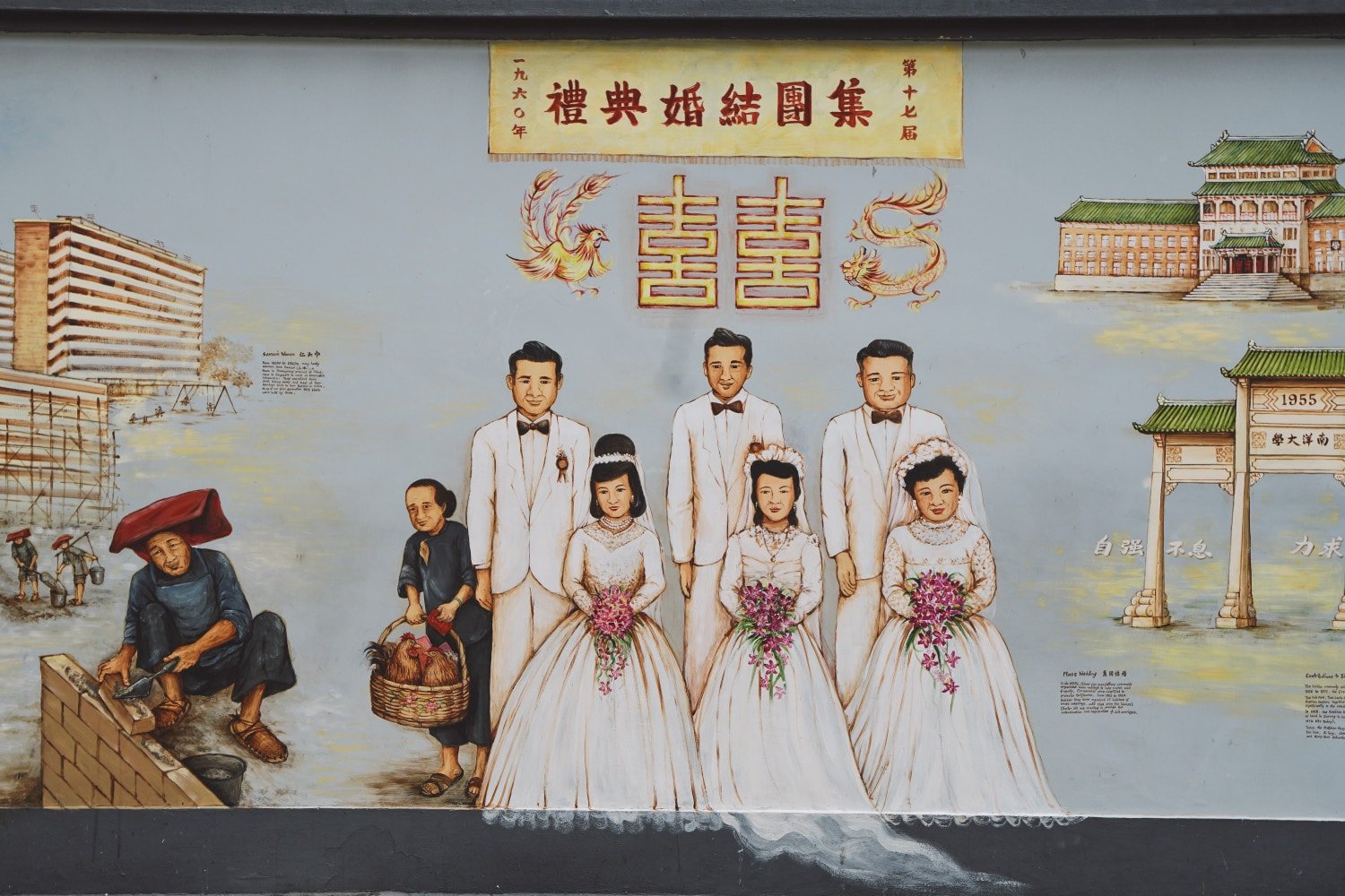 Thian Hock Keng Tempel Street Art