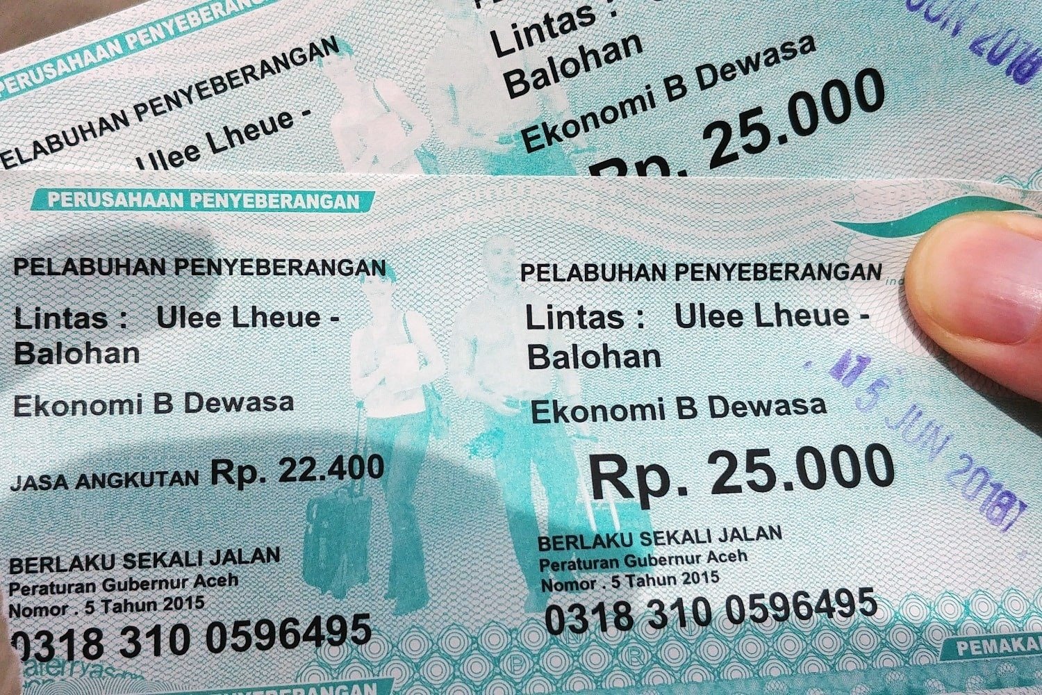 Pulau Weh Autofähre Tickets