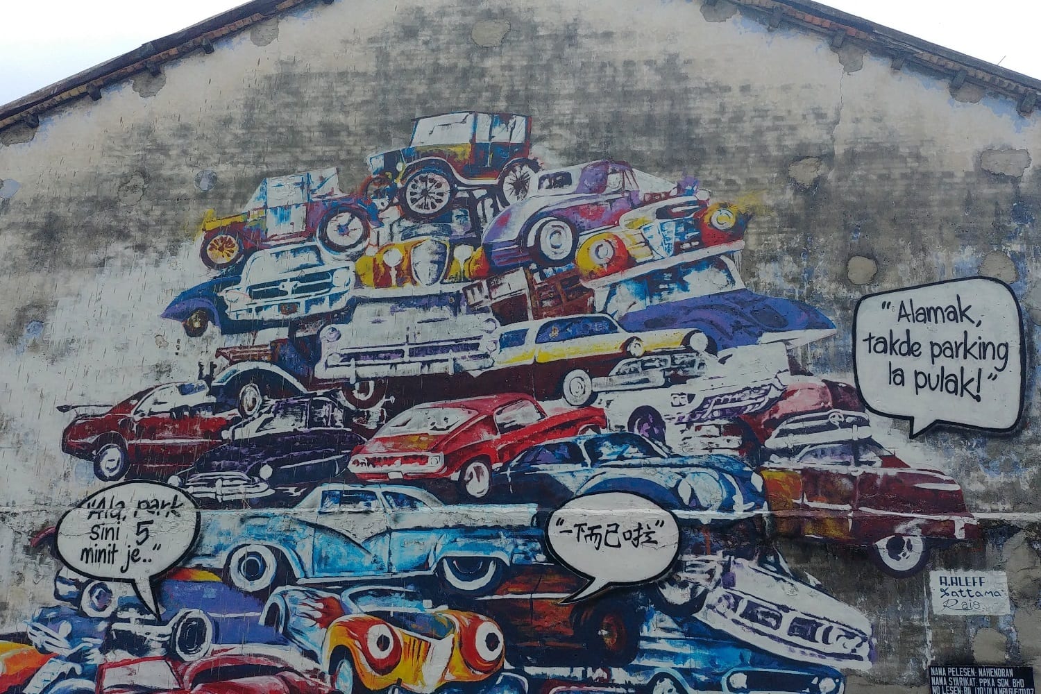 Street Art Ipoh Autos