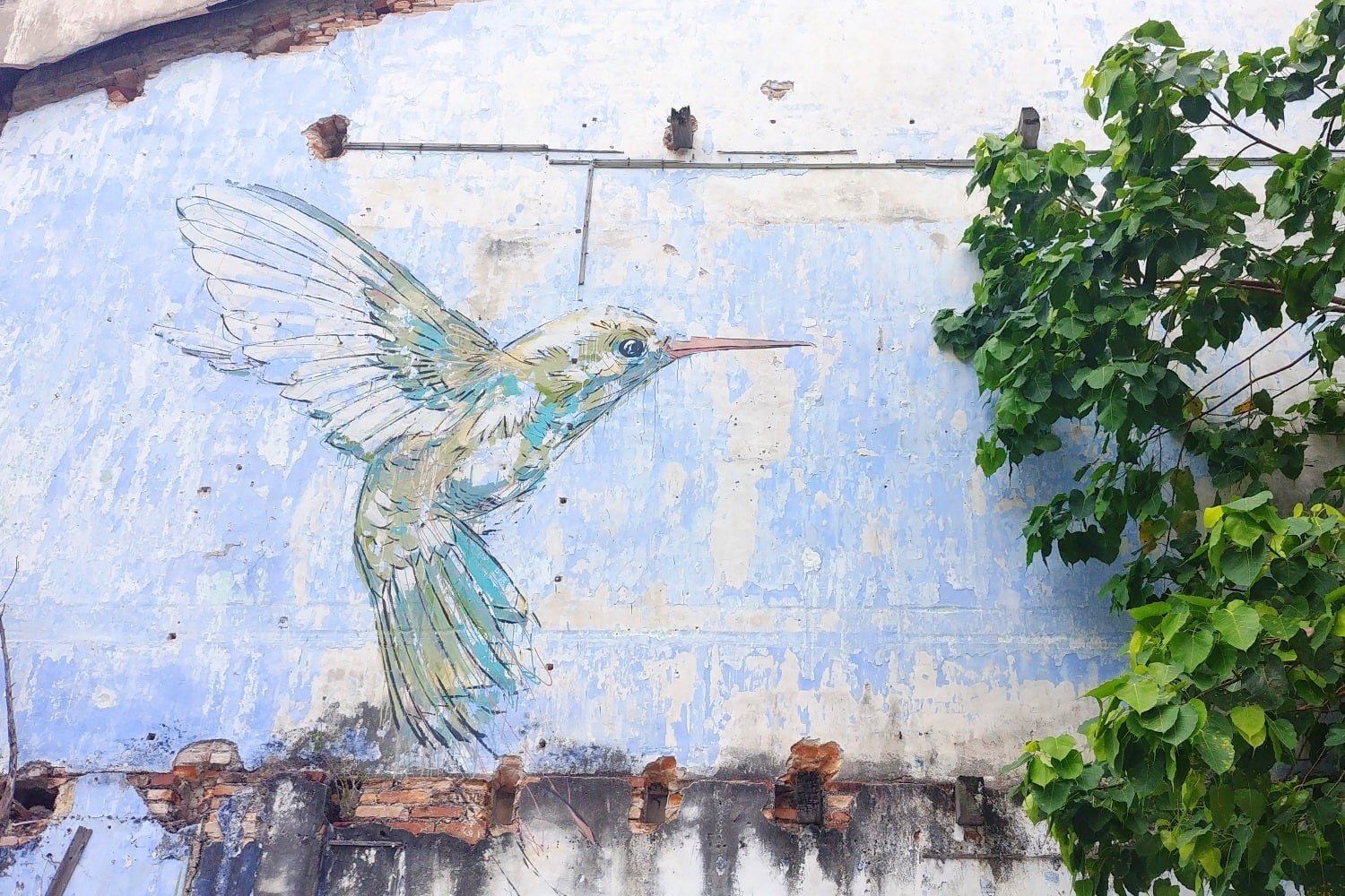 Street Art Ipoh Kolibri