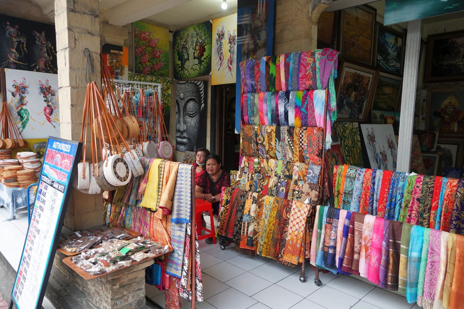 Einkaufsstraße Ubud
