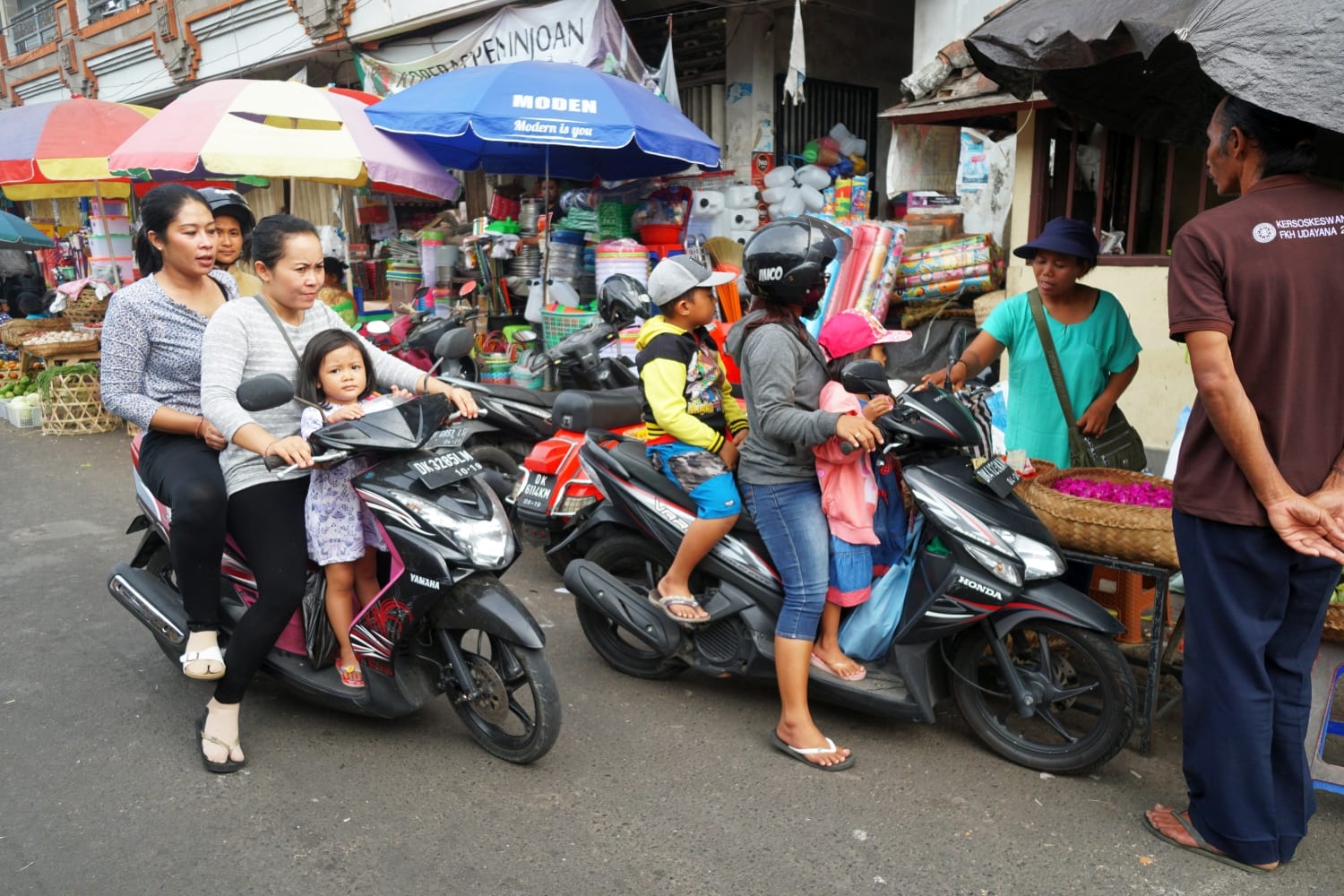 Rollerfahren Ubud