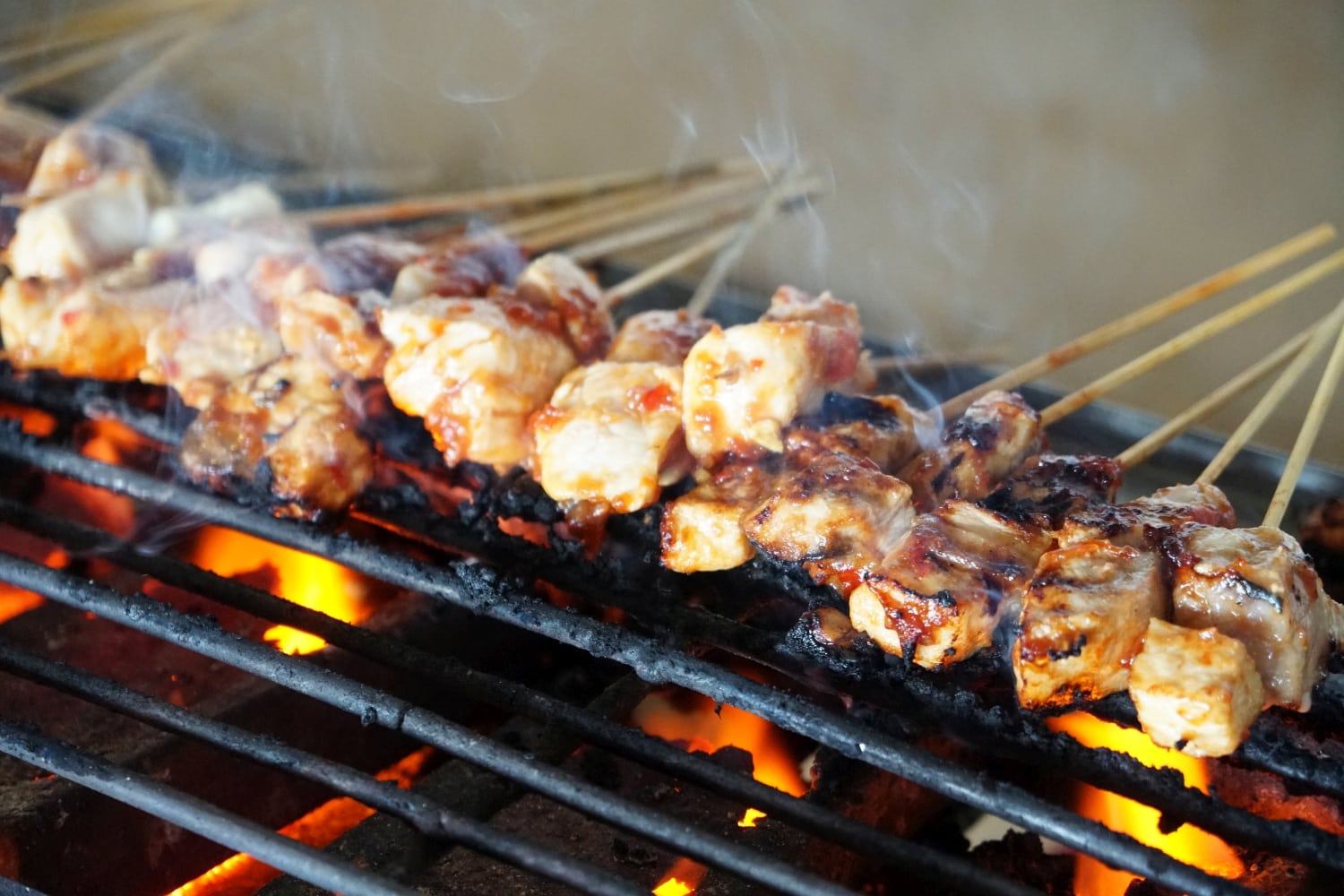 balinesische Küche Sate