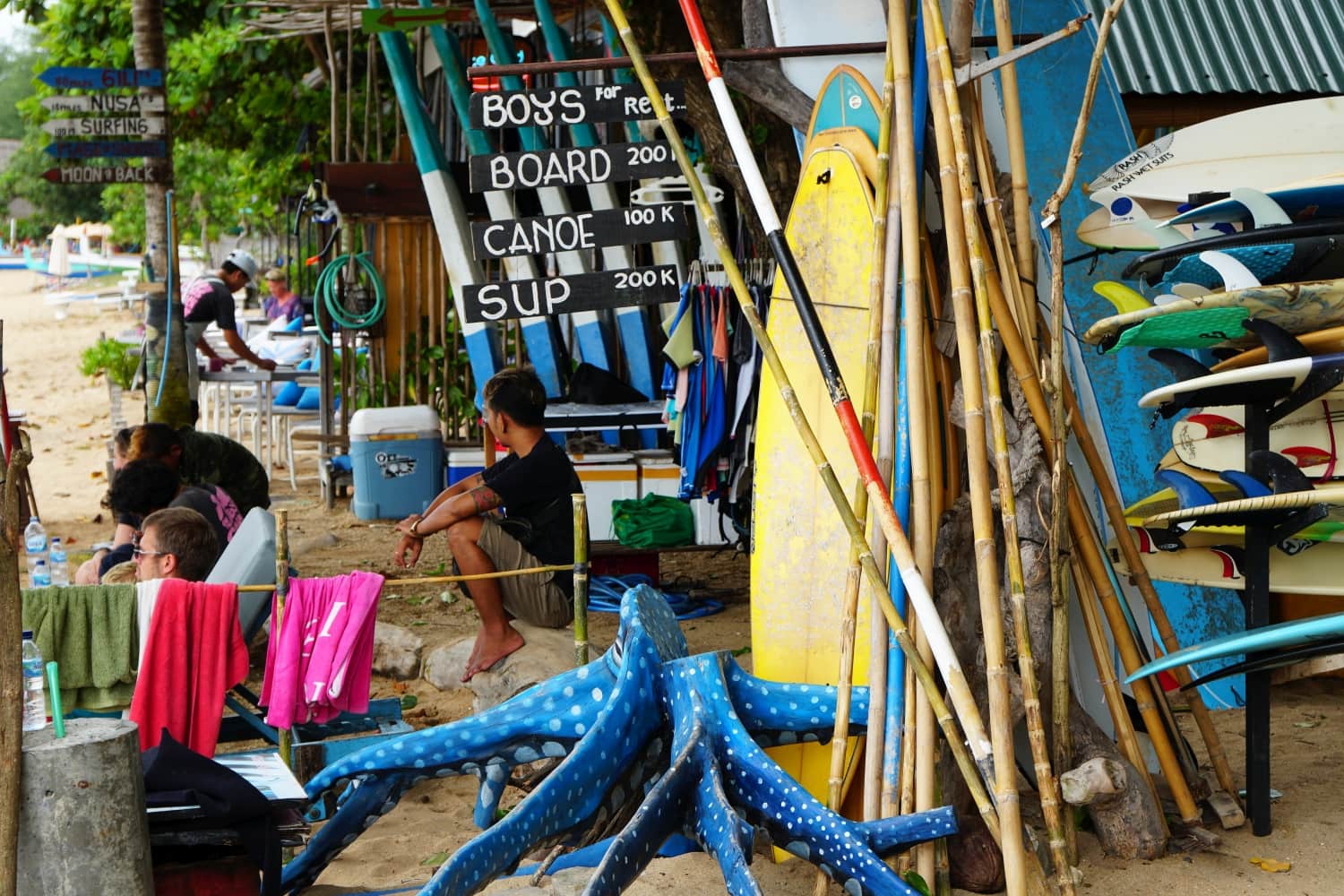 Surfen in Sanur