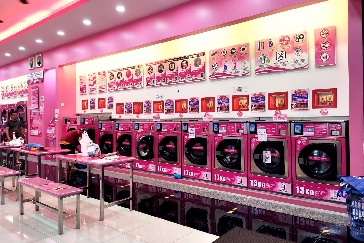 Pink Waschsalon Penang