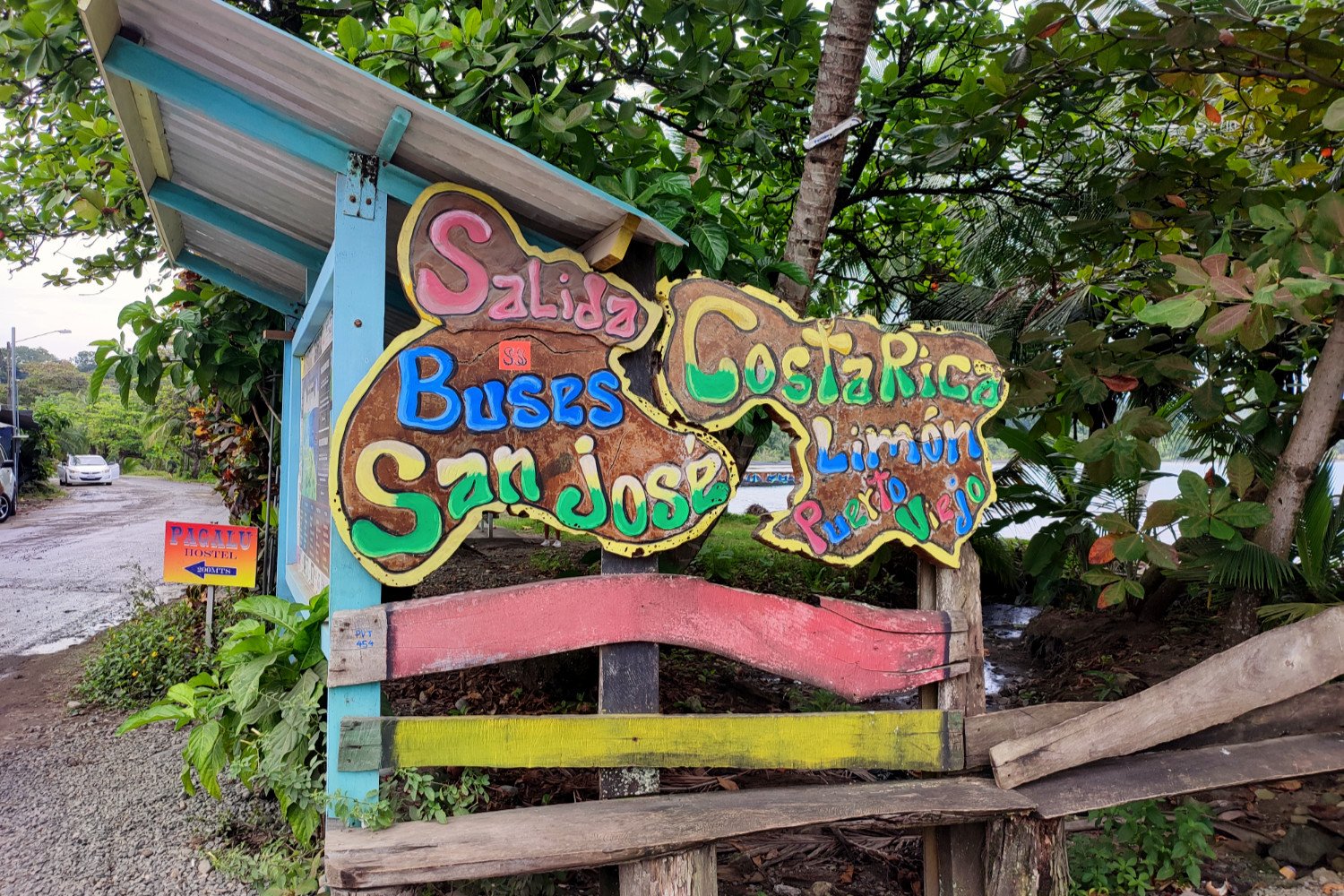 Puerto Viejo Bushaltestelle