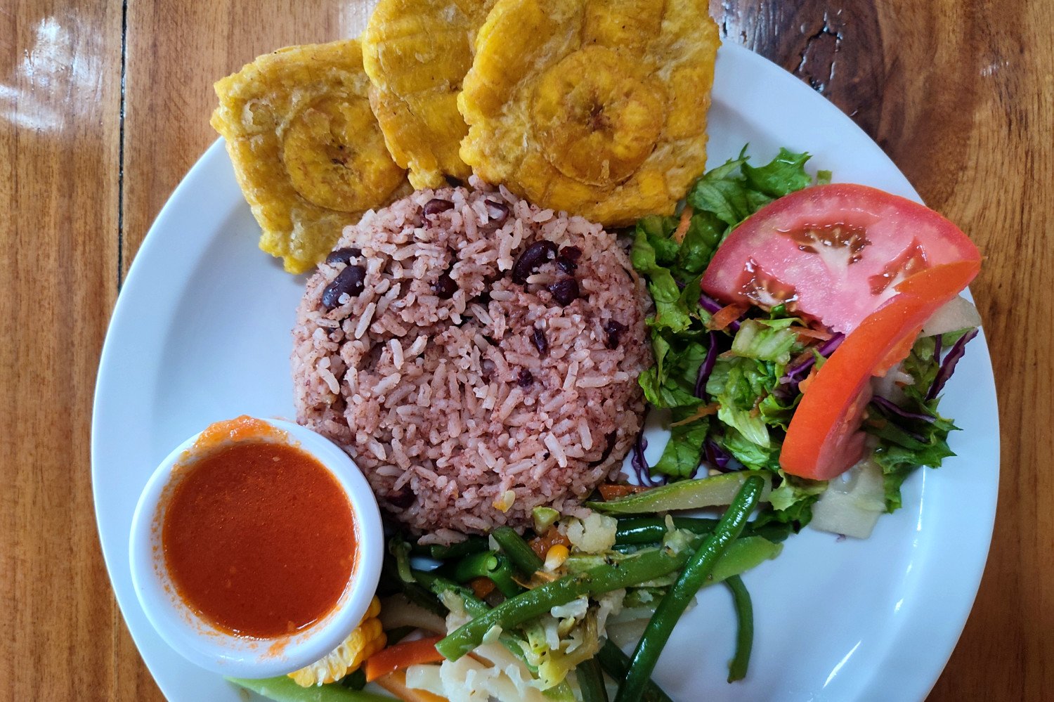 Typisches Essen in Costa Rica